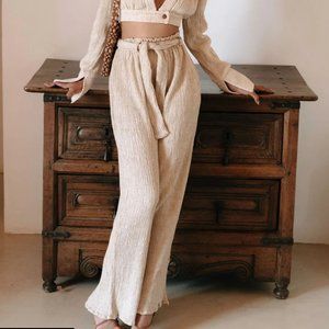 Savannah Morrow  Elle Pant Oatmeal